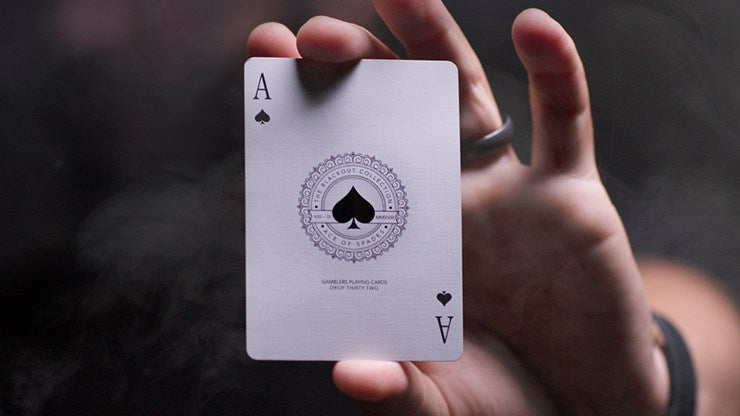 Gambler's Playing Cards - Borderless Black Playing Cards by RarePlayingCards.com