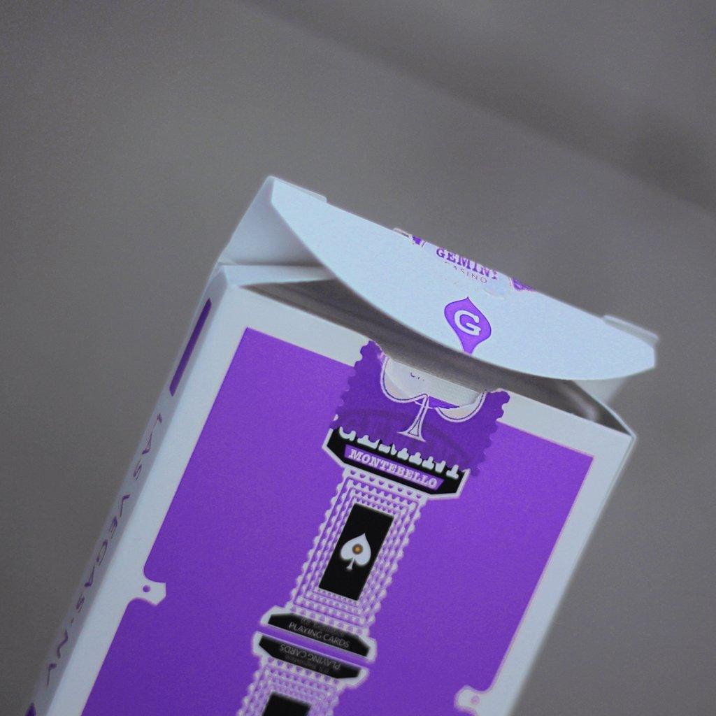 Gemini Casino Purple Playing Cards by Gemini