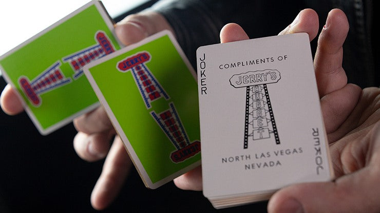 Gilded Vintage Feel Jerry's Nuggets - Green Playing Cards by Murphy's Magic