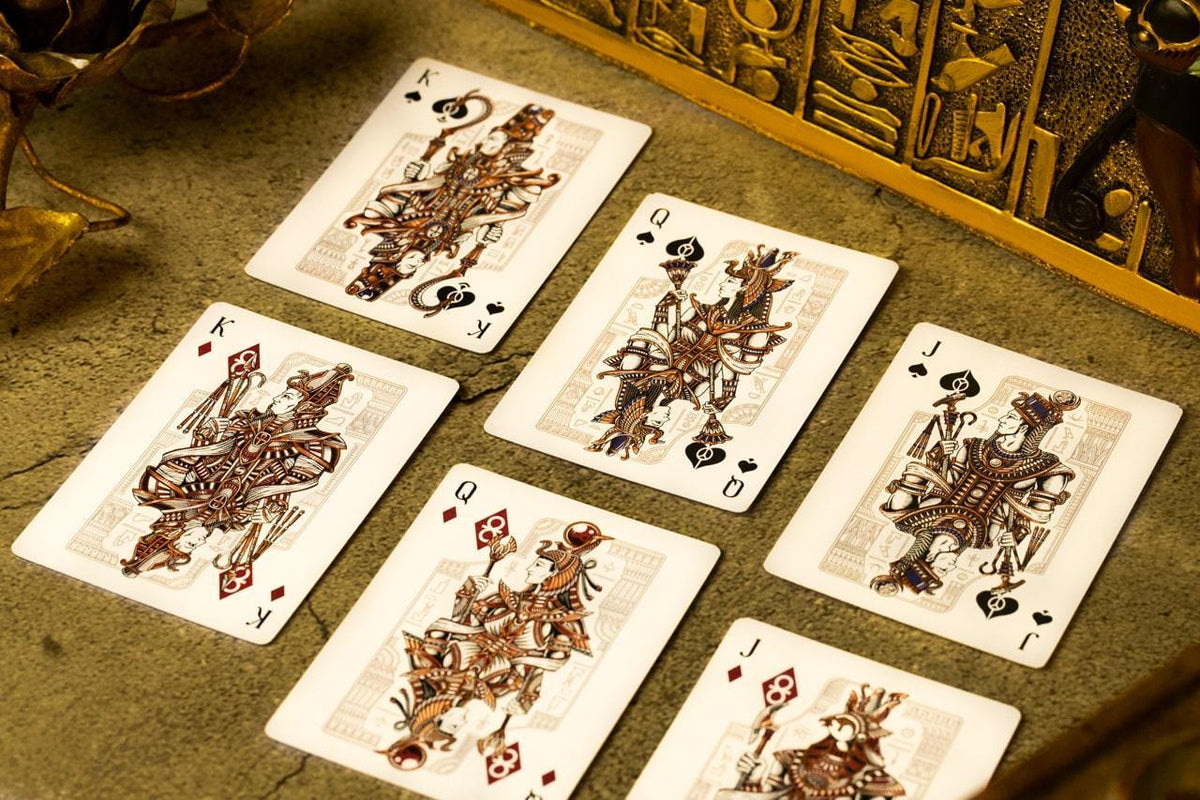Gods of Egypt Playing Cards - Red Ochre Edition Playing Cards by Divine Playing Cards