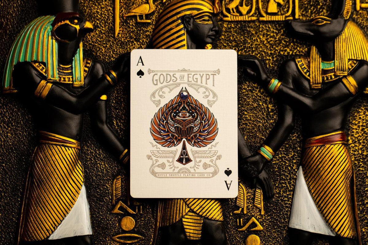 Gods of Egypt Playing Cards - Red Ochre Edition Playing Cards by Divine Playing Cards