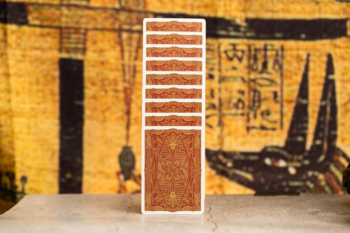 Gods of Egypt Playing Cards - Red Ochre Edition Playing Cards by Divine Playing Cards