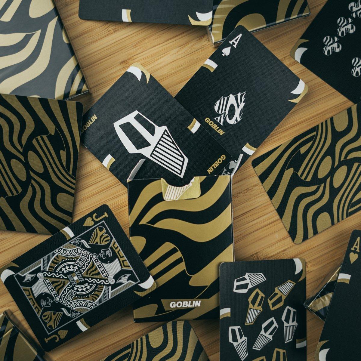 Gold Goblin Playing Cards by Gemini