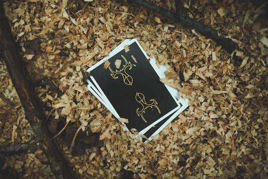 Gold Philia Playing Cards by Riffle Shuffle Playing Card Company