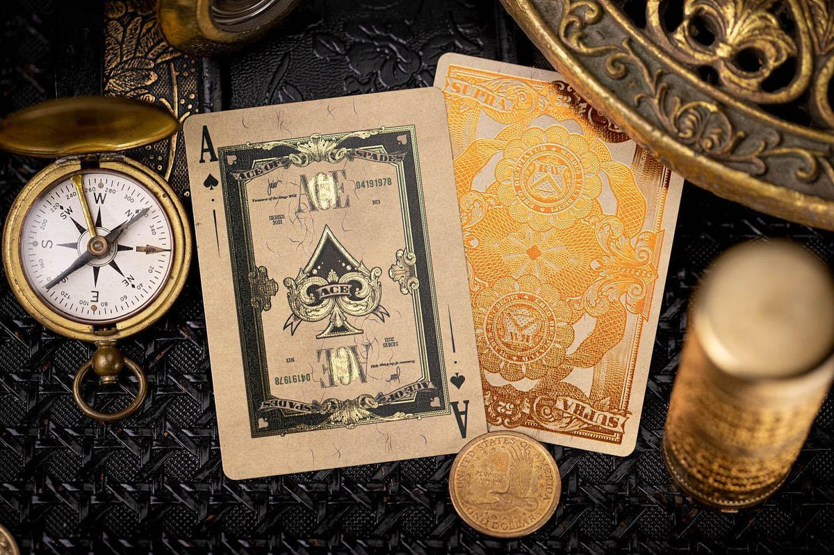 Gold Certificate - Foiled Edition Playing Cards Playing Cards by Kings Wild Project