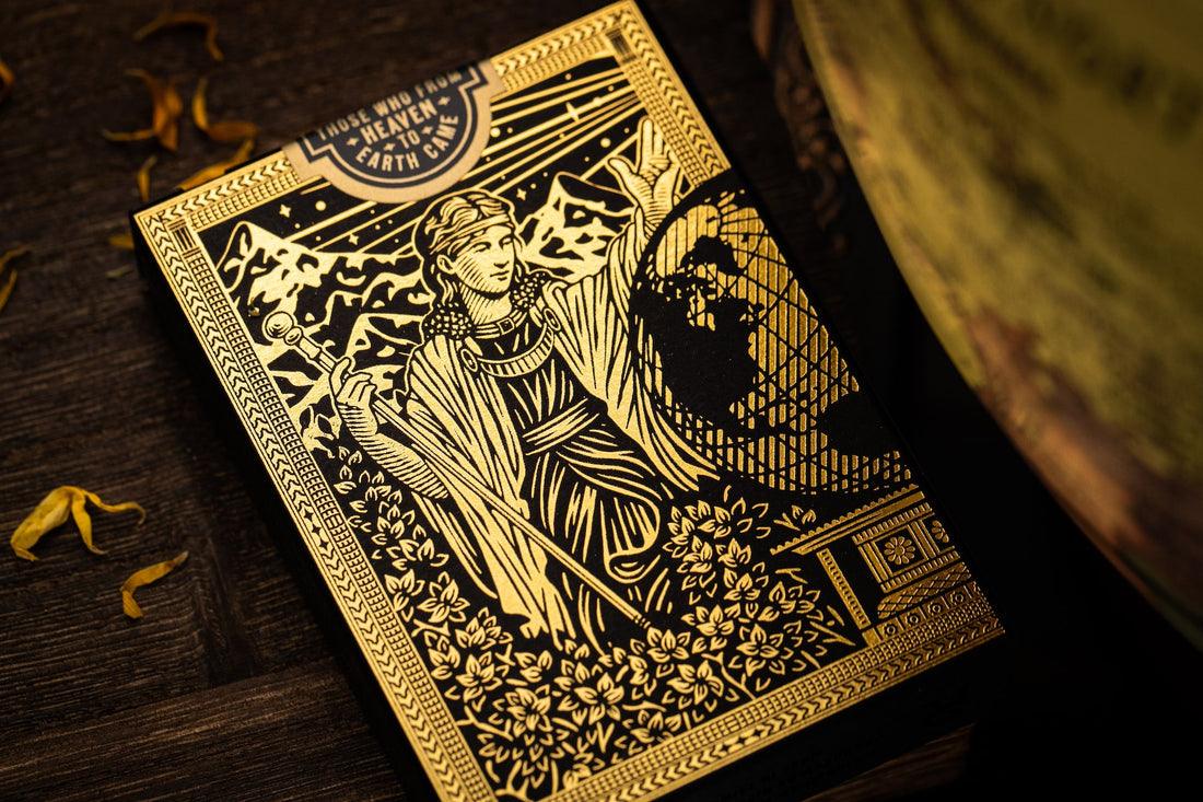 Gold ICON Playing Cards by Riffle Shuffle Playing Card Co