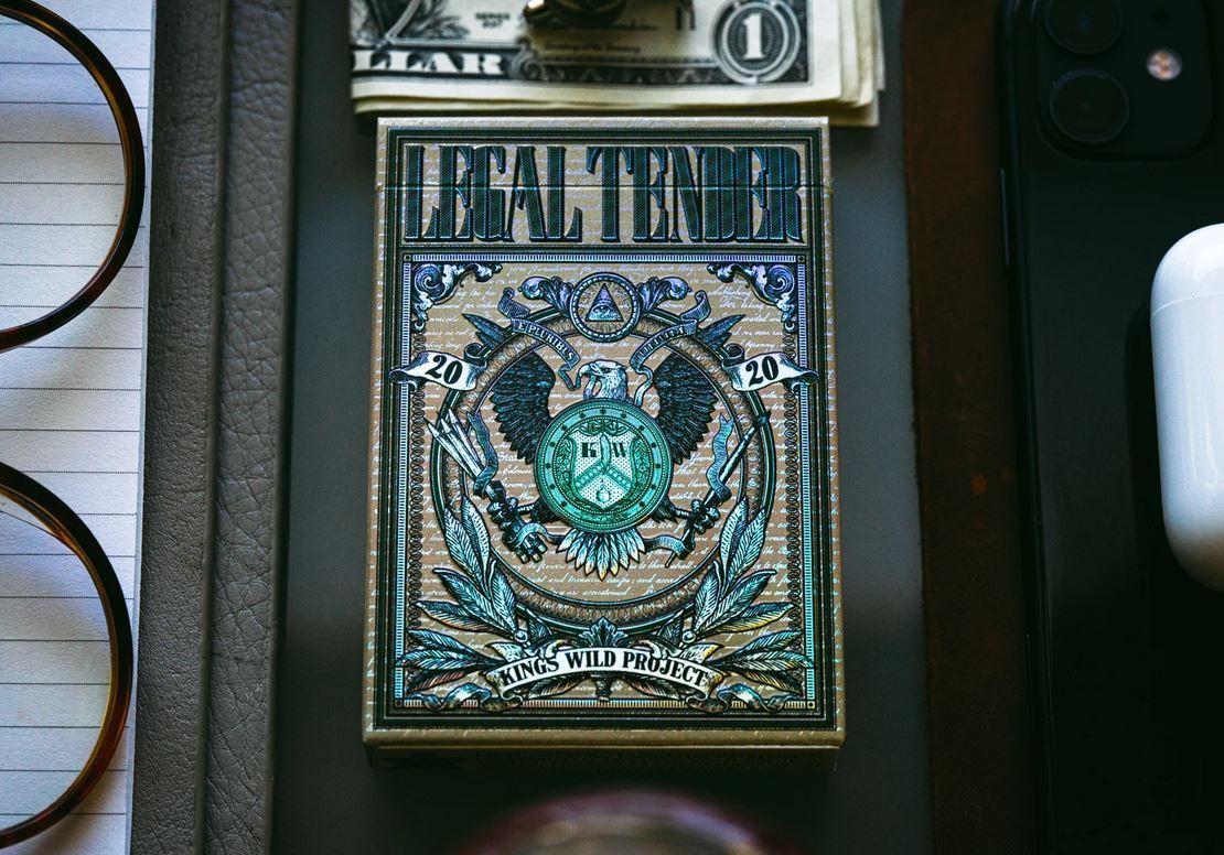 Holographic Legal Tender Version II by Kings Wild Projects Playing Cards by Kings Wild Project