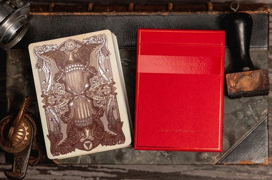 White Reserve Note Playing Cards Playing Cards by Kings Wild Project