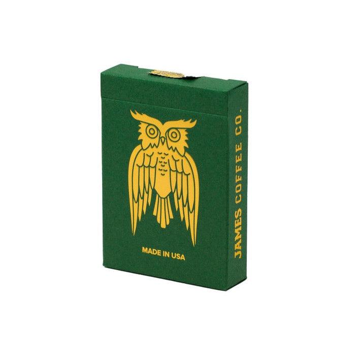 Green James Coffee Playing Cards Playing Cards by James Coffee