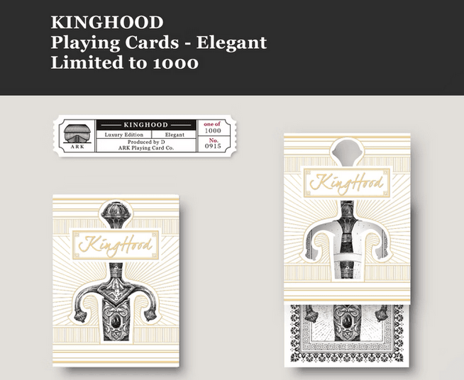 Kinghood Playing Cards - Elegant Playing Cards by Ark Playing Cards