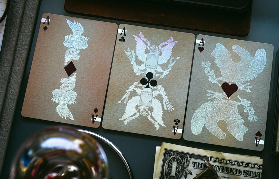 Holographic Legal Tender Version II by Kings Wild Projects Playing Cards by Kings Wild Project