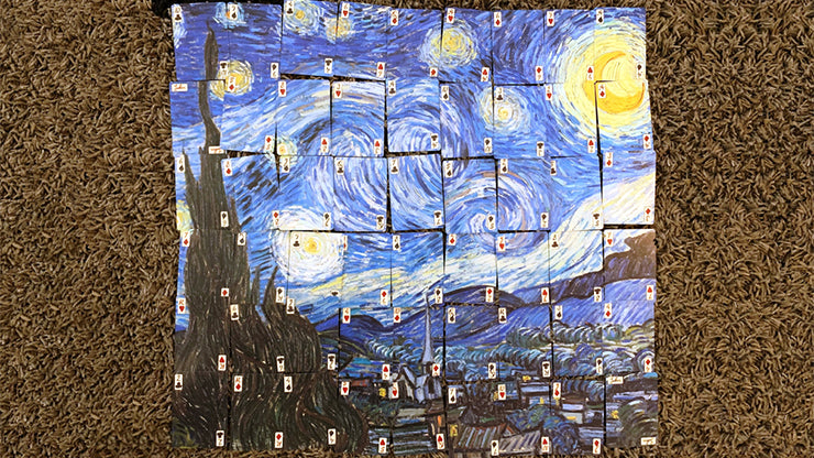 Gilded Vincent van Gogh The Starry Night Playing Cards by US Playing Card Co.