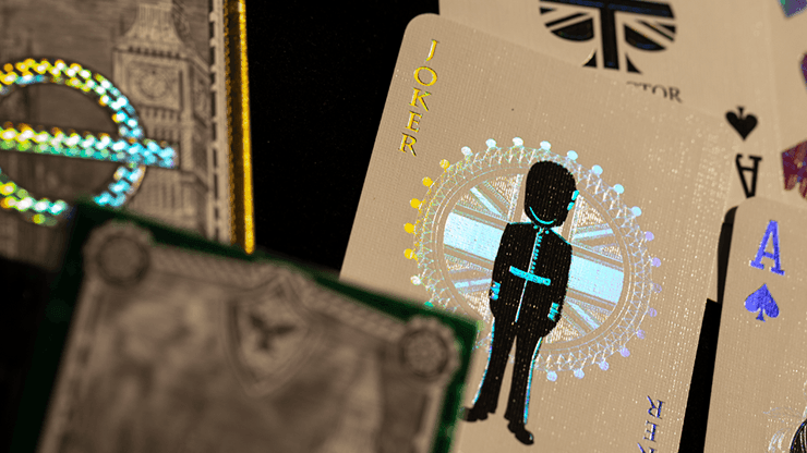 London Diffractor Playing Cards - Ice Blue Playing Cards by VXD Gaming