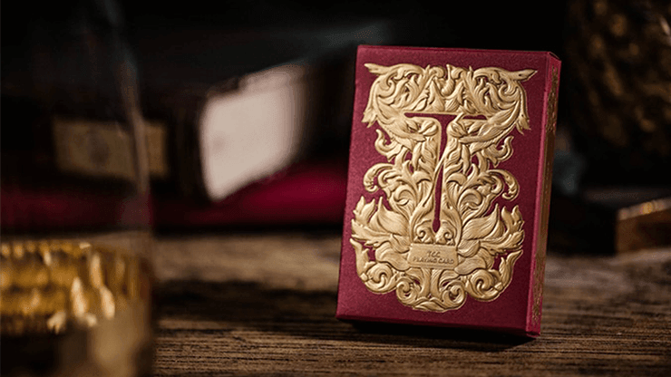 Luxury Sword T Playing Cards - Red Playing Cards by TCC Playing Card Co.