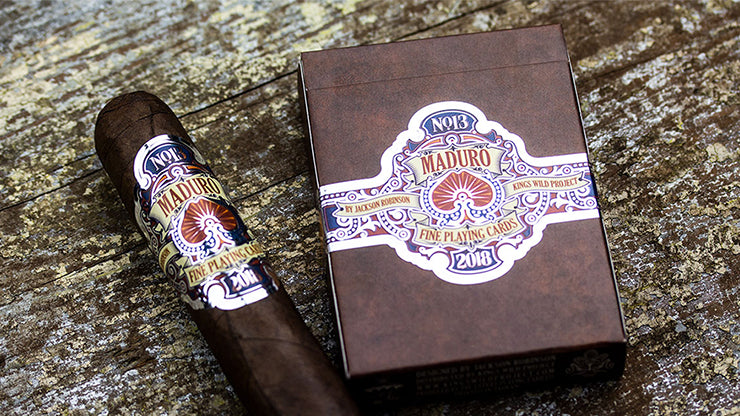 Maduro Silver Edition Playing Cards by Kings Wild Project
