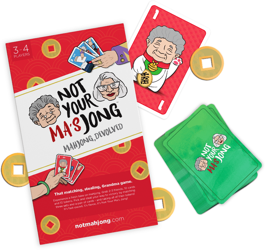 Not Your Ma's Jong, A Fast-Paced Card Game Inspired by Mahjong and