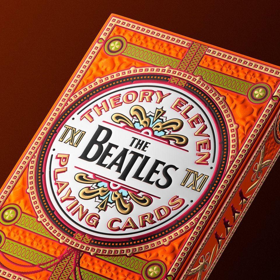 The Beatles playing cards by theory11 - Orange – Rare Playing Cards