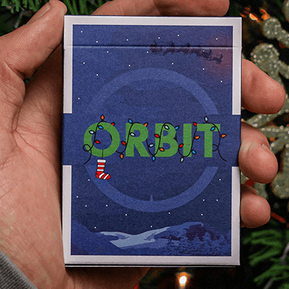 Orbit Christmas Playing Cards Playing Cards by Orbit Brown