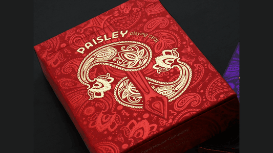 Paisley Royals Playing Cards - Red Playing Cards by The Dutch Card House Company