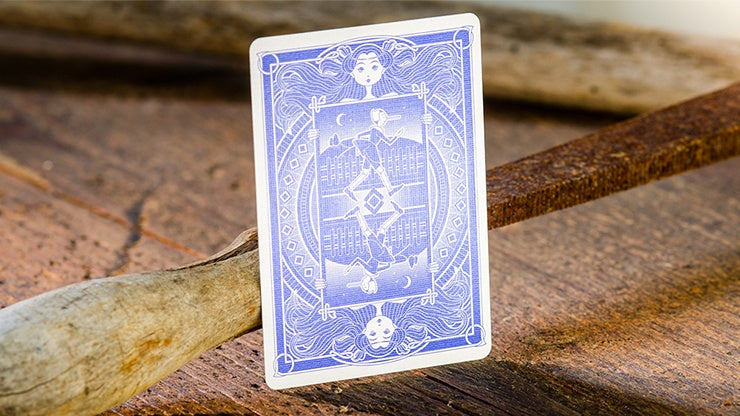 Pinocchio Sapphire (Blue) Playing Cards Playing Cards by Elettra Deganello