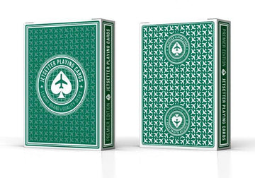Premier Edition in Jetsetter Green Playing Cards by Expert Playing Card Co.