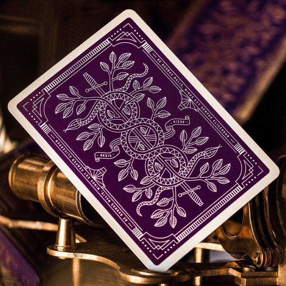 Purple Monarch Playing Cards by Theory11