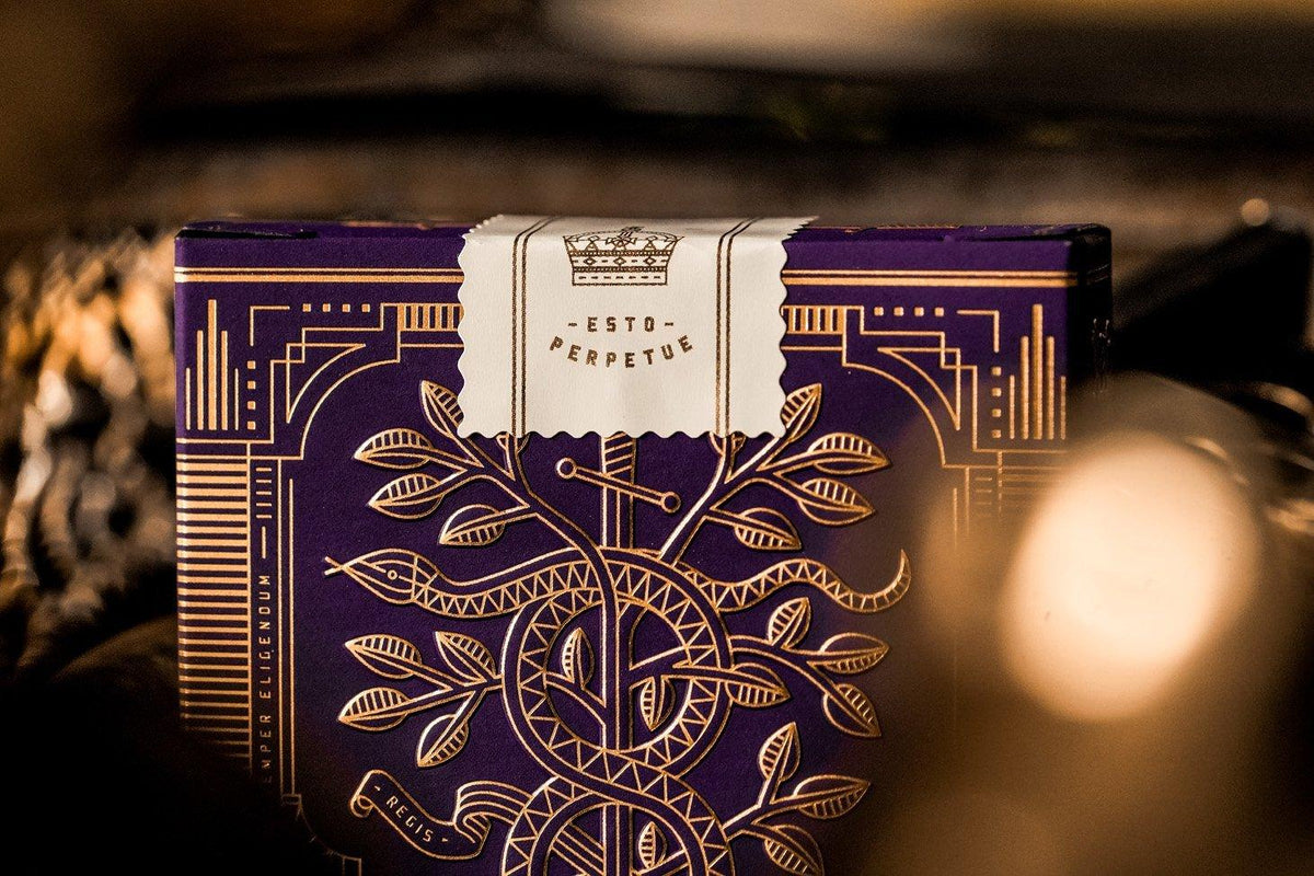 Purple Monarch Playing Cards by Theory11