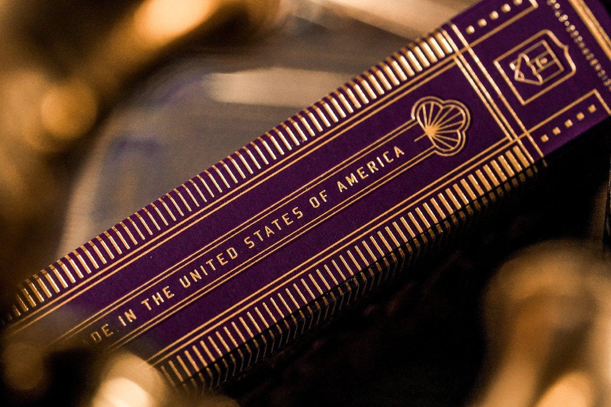 Purple Monarch Playing Cards by Theory11