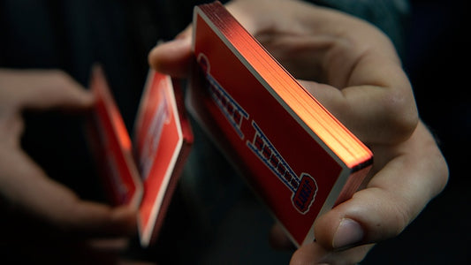 Gilded Vintage Feel Jerry's Nuggets Playing Cards - Red Playing Cards by Jerrys Nugget Playing Cards
