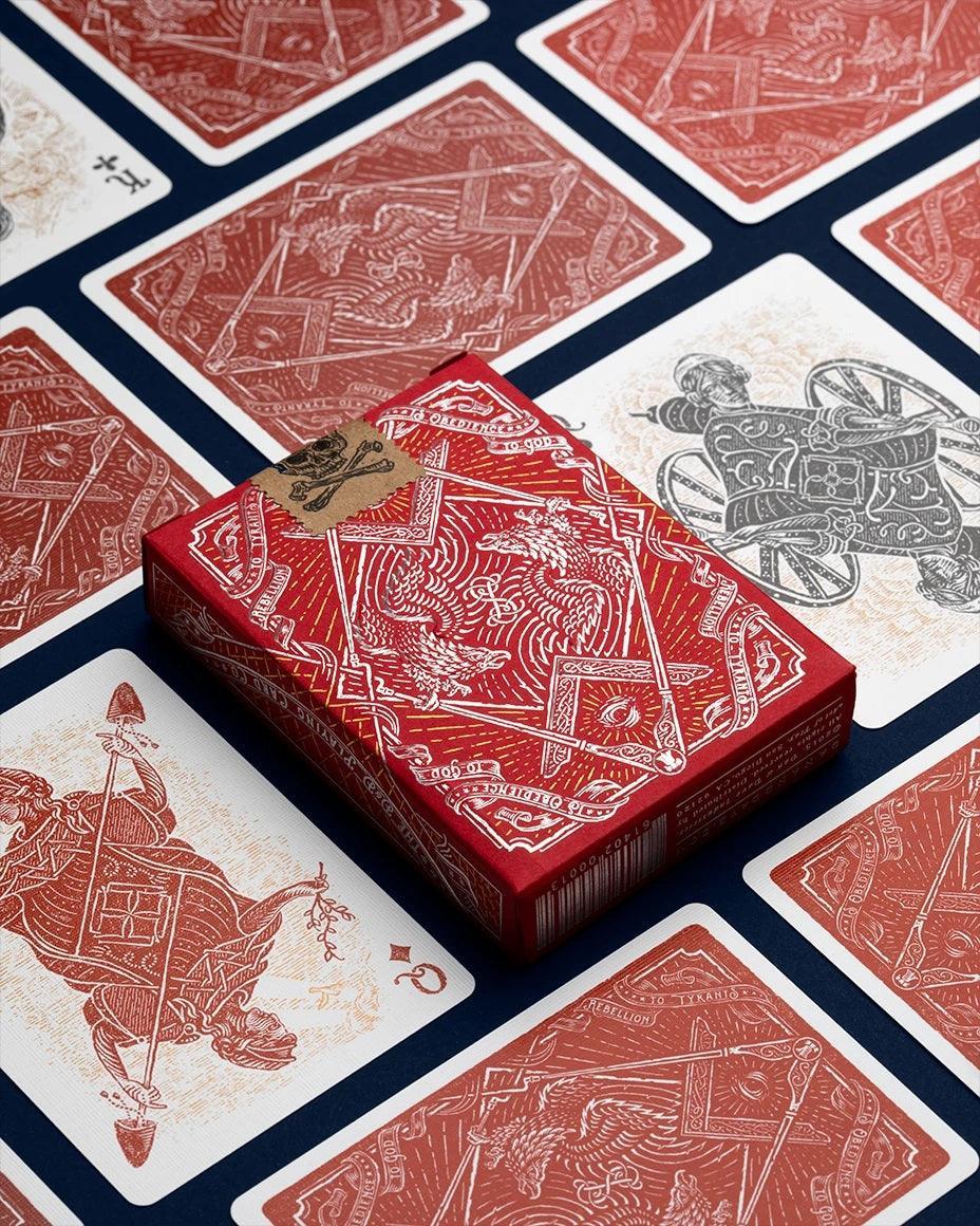 Sons of Liberty Playing Cards - Patriot Red Playing Cards by Art of Play