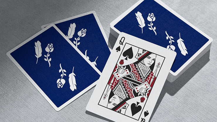 Royal Blue Remedies Playing Cards by Madison x Schneider Playing Cards by RarePlayingCards.com