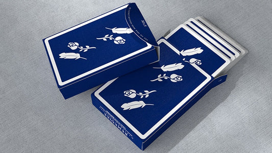 Royal Blue Remedies Playing Cards by Madison x Schneider Playing Cards by RarePlayingCards.com