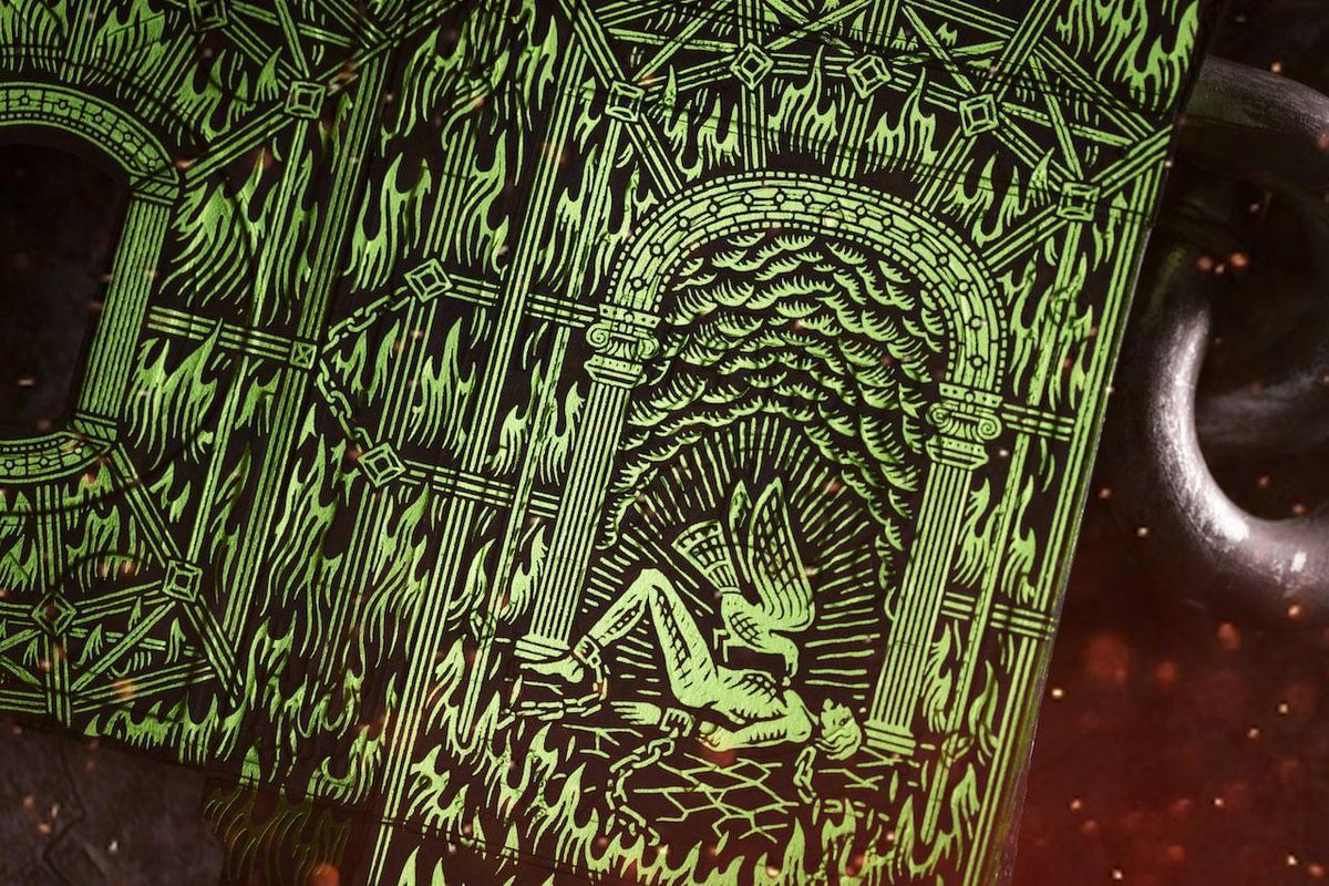 Sacred Fire Playing Cards - Emerald Flare Edition Playing Cards by Riffle Shuffle Playing Card Company