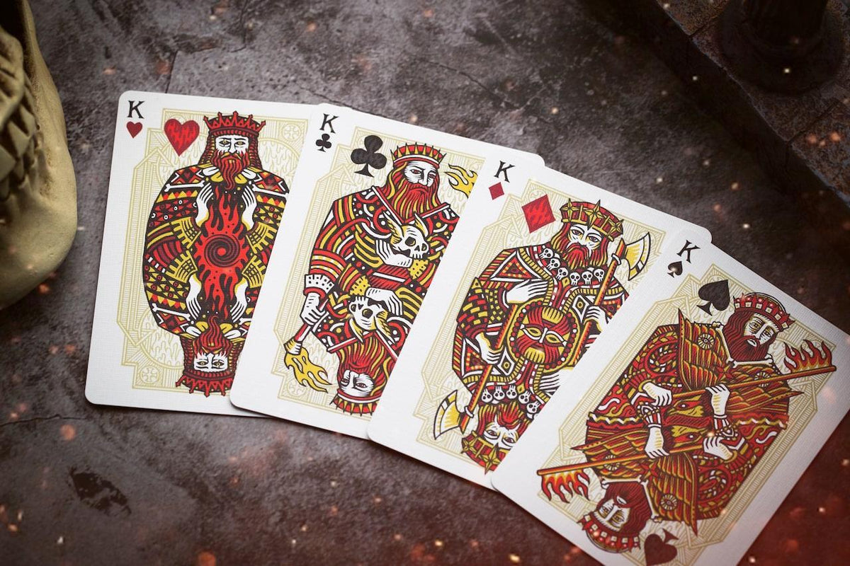Sacred Fire Playing Cards - Eternal Flame Playing Cards by Riffle Shuffle Playing Card Company