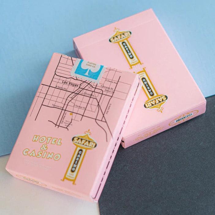 Safari Casino - Pink Playing Cards by Gemini