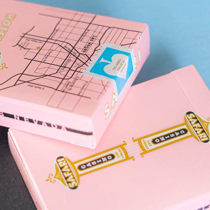 Safari Casino - Pink Playing Cards by Gemini