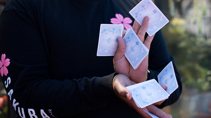 Sakura V2 Winter Edition Playing Cards by US Playing Card Co.
