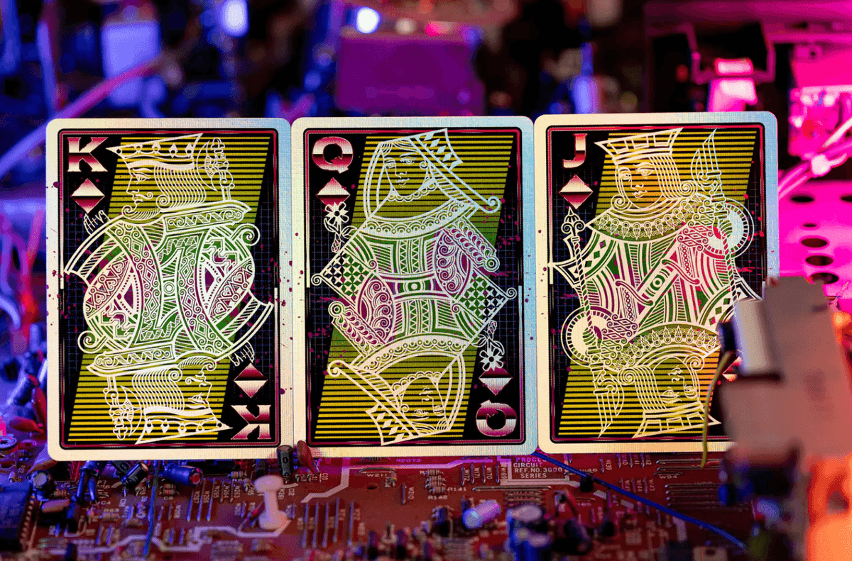 1982 VHS Playing Cards - Set Playing Cards by Kings Wild Project