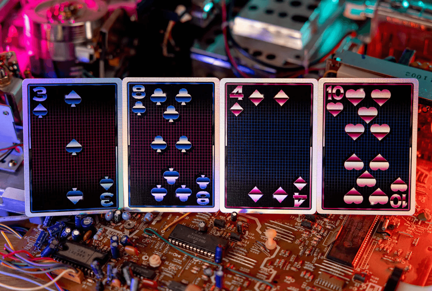 1982 VHS Playing Cards - Set Playing Cards by Kings Wild Project