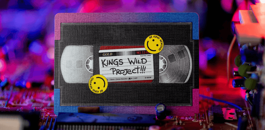 1982 VHS Playing Cards - Set Playing Cards by Kings Wild Project