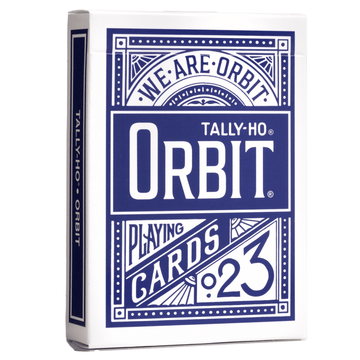 Tally Ho x Orbit Playing Cards - Blue Playing Cards by Orbit Brown