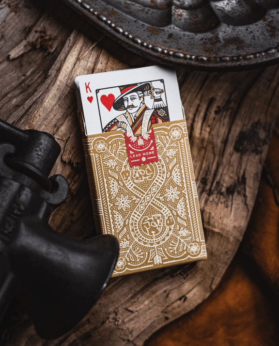 Drifters Playing Cards - Brown Playing Cards by Art of Play