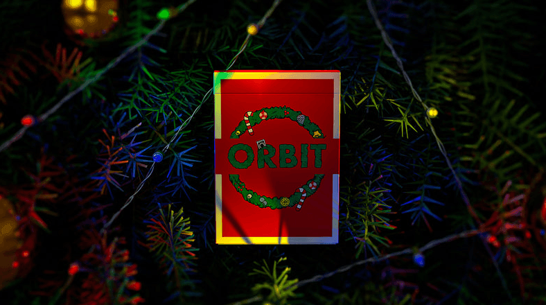 Orbit Christmas V2 Playing Cards Playing Cards by Orbit Brown