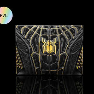 Spider Man Playing Cards - PVC Black & Gold Playing Cards by Card Mafia