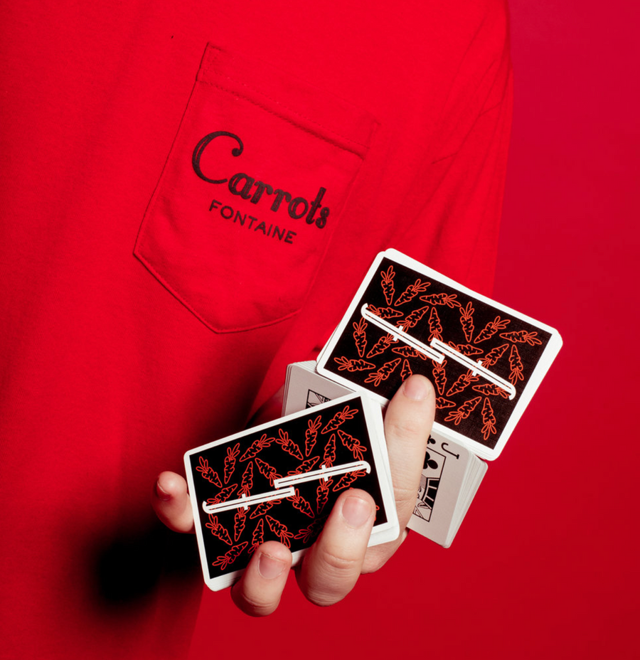 Fontaine Carrots V2 Playing Cards Playing Cards by Fontaine