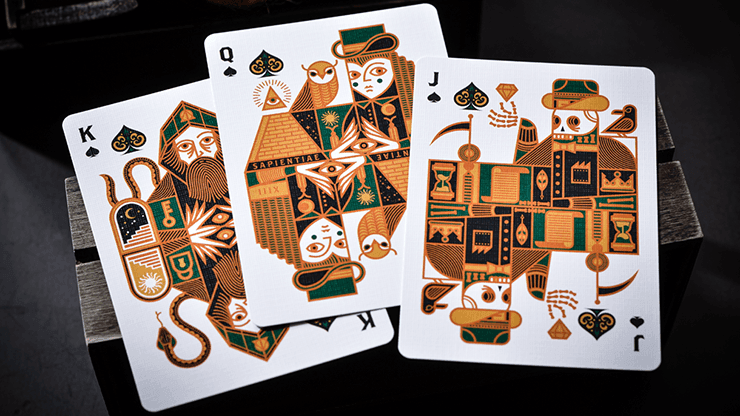 The Secret Playing Cards - Virescent Emerald Edition Playing Cards by Chamber of Wonder