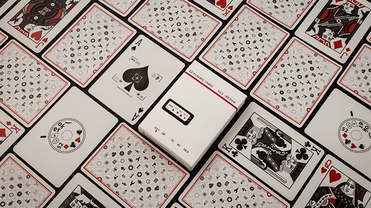 Shooters Playing Cards - Collector's Edition White Playing Cards by The Dutch Card House Company