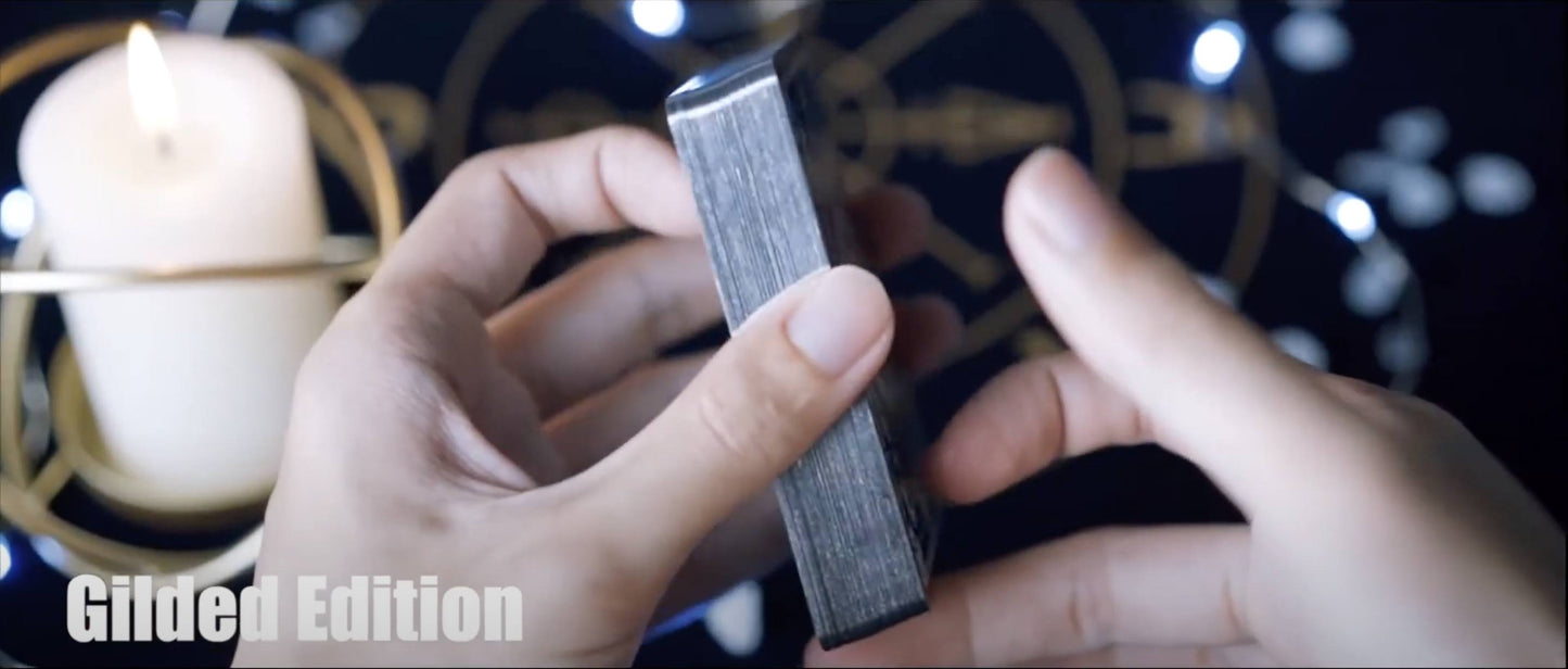 Silence (Gilded) Playing Cards by RarePlayingCards.com