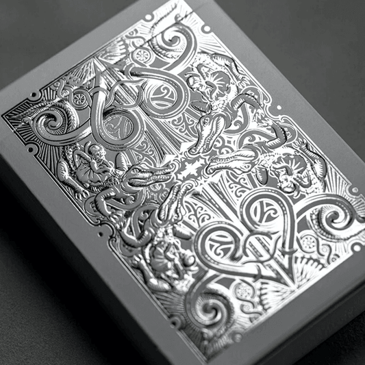 Silver Gatorbacks Playing Cards by David Blaine