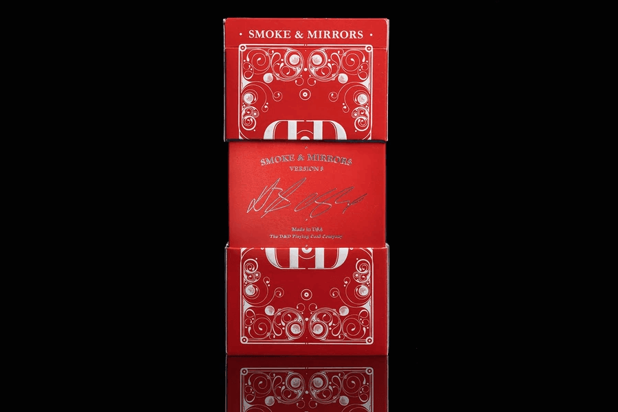 Smoke & Mirrors Playing Cards - Red Deluxe Edition V8